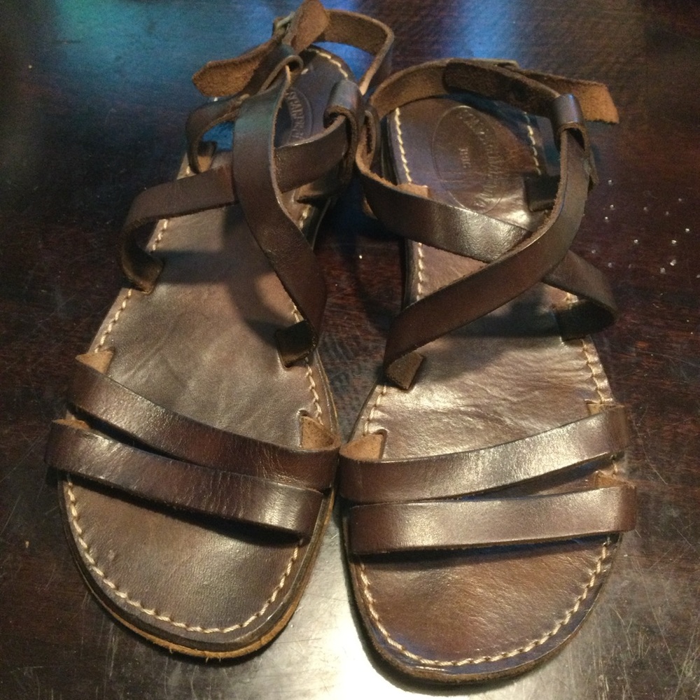 EUC Scarpe Di Maremma Leather Sandals